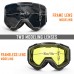 Mile Ski Goggles, Anti-Fog UV Protection Winter Snow Sports Snowboard Goggles with Interchangeable Spherical Dual Lens for Men Women & Youth Snowmobile Skiing Skating