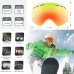 Extra Mile Ski Goggles, Anti-Fog UV Protection Winter Snow Sports Snowboard Goggles with Interchangeable Spherical Dual Lens for Men Women & Youth Snowmobile Skiing Skating