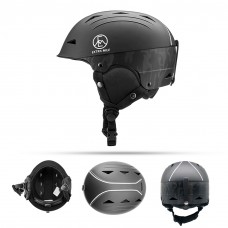 Extra Mile Ski & Snowboard Helmet w/Active Ventilation - EN 1077 Certified Safety, Matte Finish for Men, Women & Youth